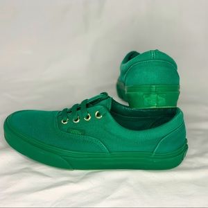 Vans low-top - Monochrome Green - Men Size 4.5